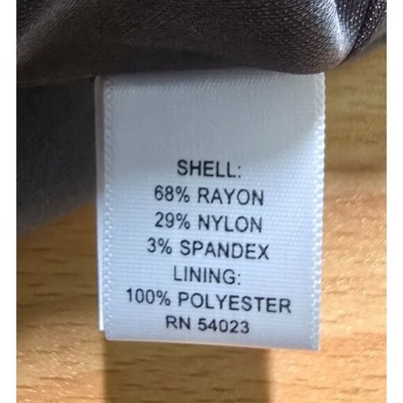 Banana Republic Womens Dress 2 Gray Flattering Sexy Classic Deep V-Neck Stretch - Picture 4 of 14